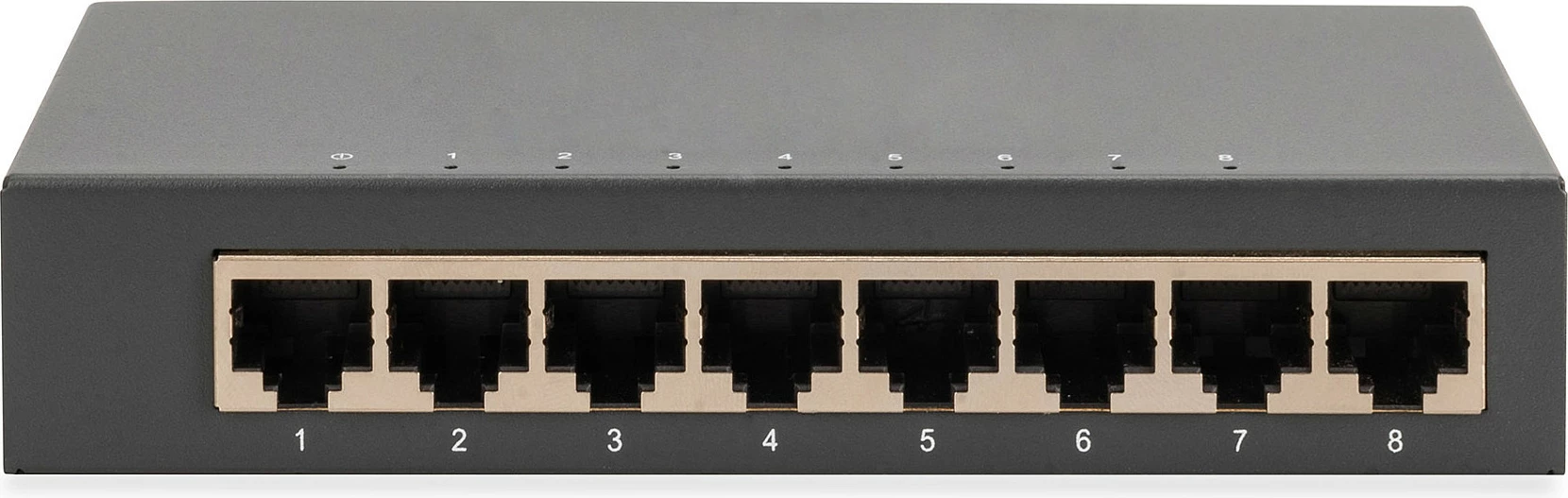 Switch Digitus 8-Port Gigabit Ethernet, fanless, metal, i zi