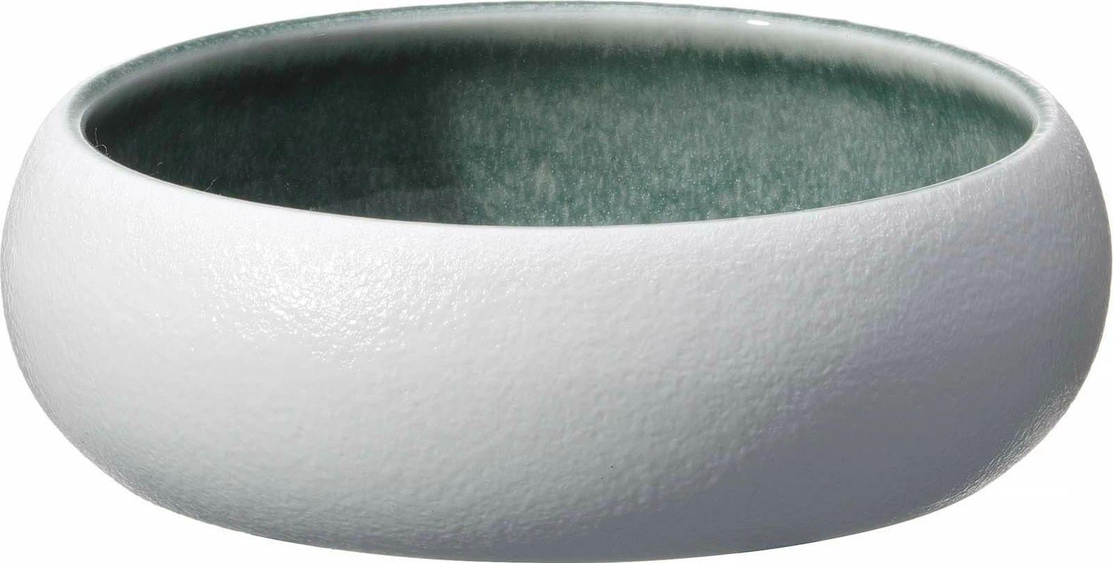 Tas i thellë Fine Dine Goro 650 ml Ø165 mm Bardhë/Gjelbër, set 2 copë