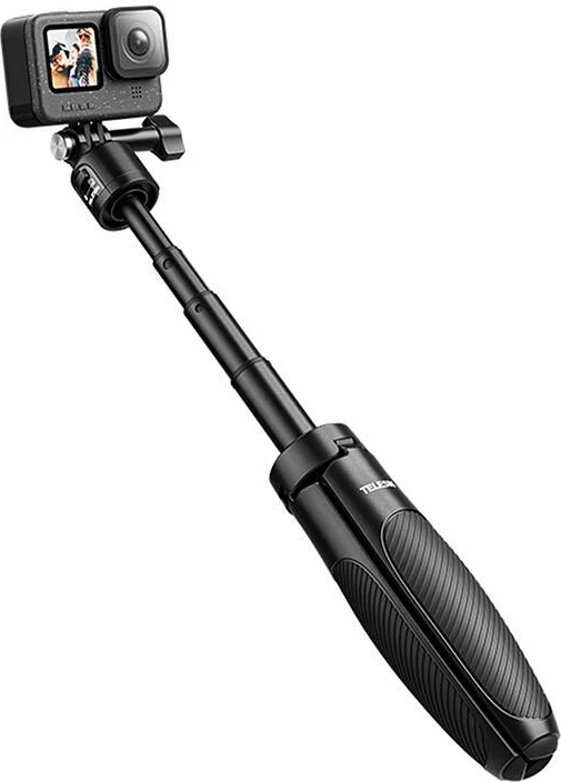 Selfie stick me tripod Telesin S1-MNP-02 për kamera sportive, i zi