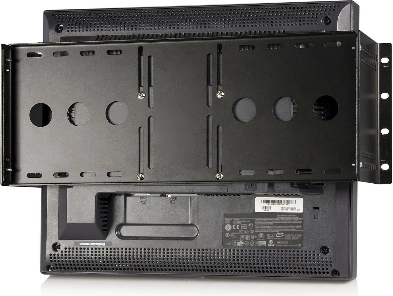 Mbajtëse monitori StarTech RKLCDBK, VESA 75/100, për rack 19", 4U, e zezë