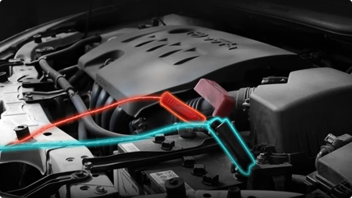 Karikues automatik i mençur i baterisë së veturës EcoFlow Smart Auto Battery Charger 12/24V, 5000801002, e zezë, set me kabllo XT60 me kllapa