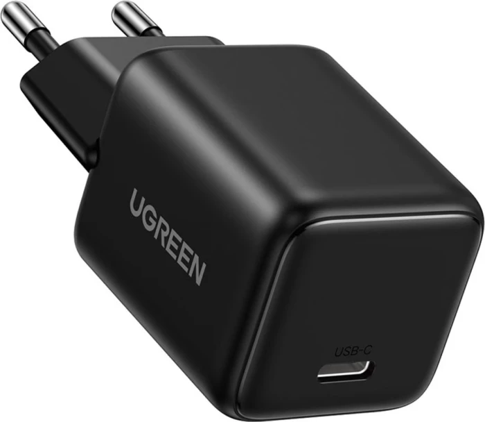 Karikues i shpejtë USB-C UGREEN 65007 30W GaN PD3.0, i zi