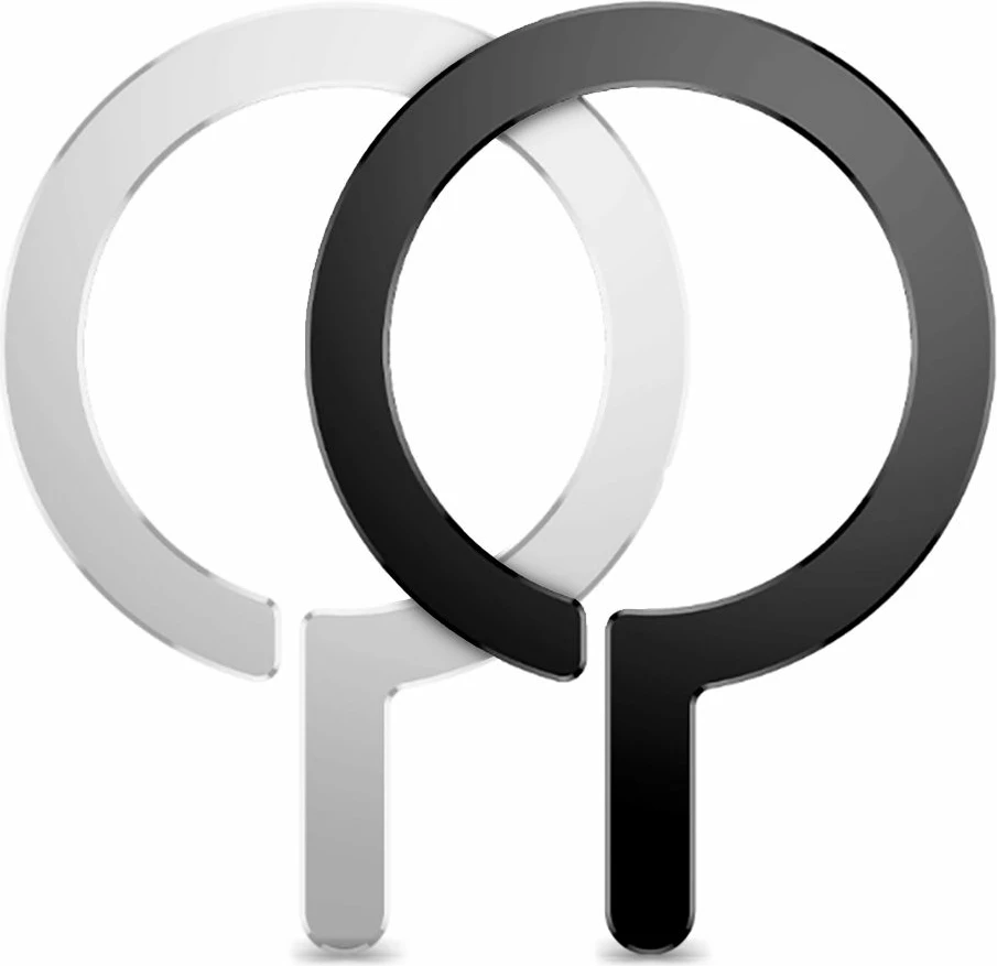 Unaza magnetike Tech-Protect MetalRing për MagSafe, set 2 copë, e zezë dhe argjendtë