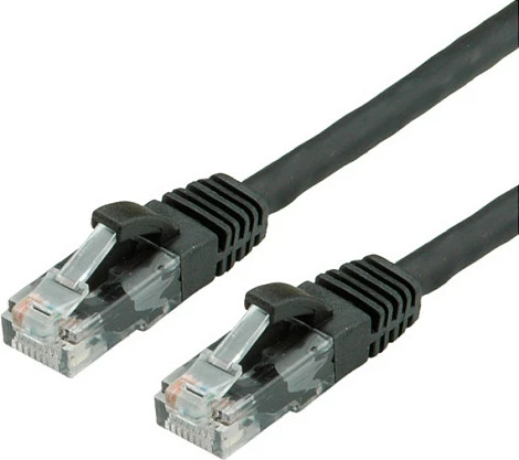 Kabllo rrjeti VALUE Cat6a 2m RJ-45, 10Gbps, e zezë