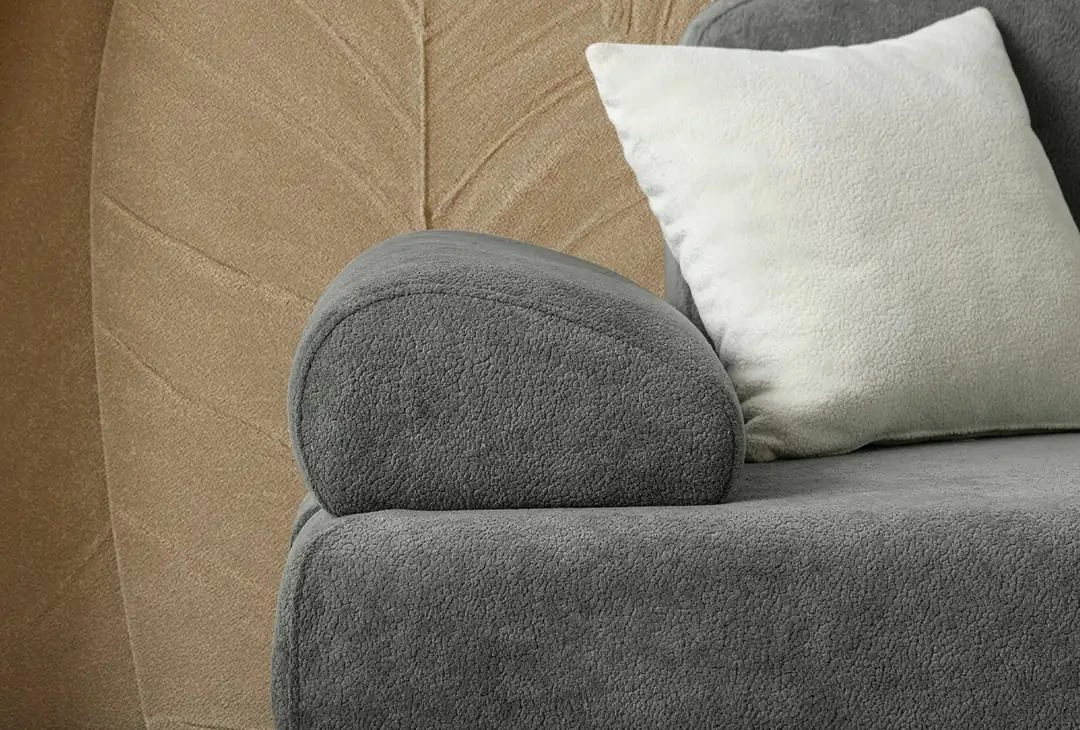 Divan-krevat treshe, ngjyrë antracit, Atelier del Sofa, Aries