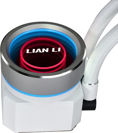Ftohës uji AiO për CPU Lian Li Galahad II 360 Trinity Performance, 360mm, RGB, i bardhë