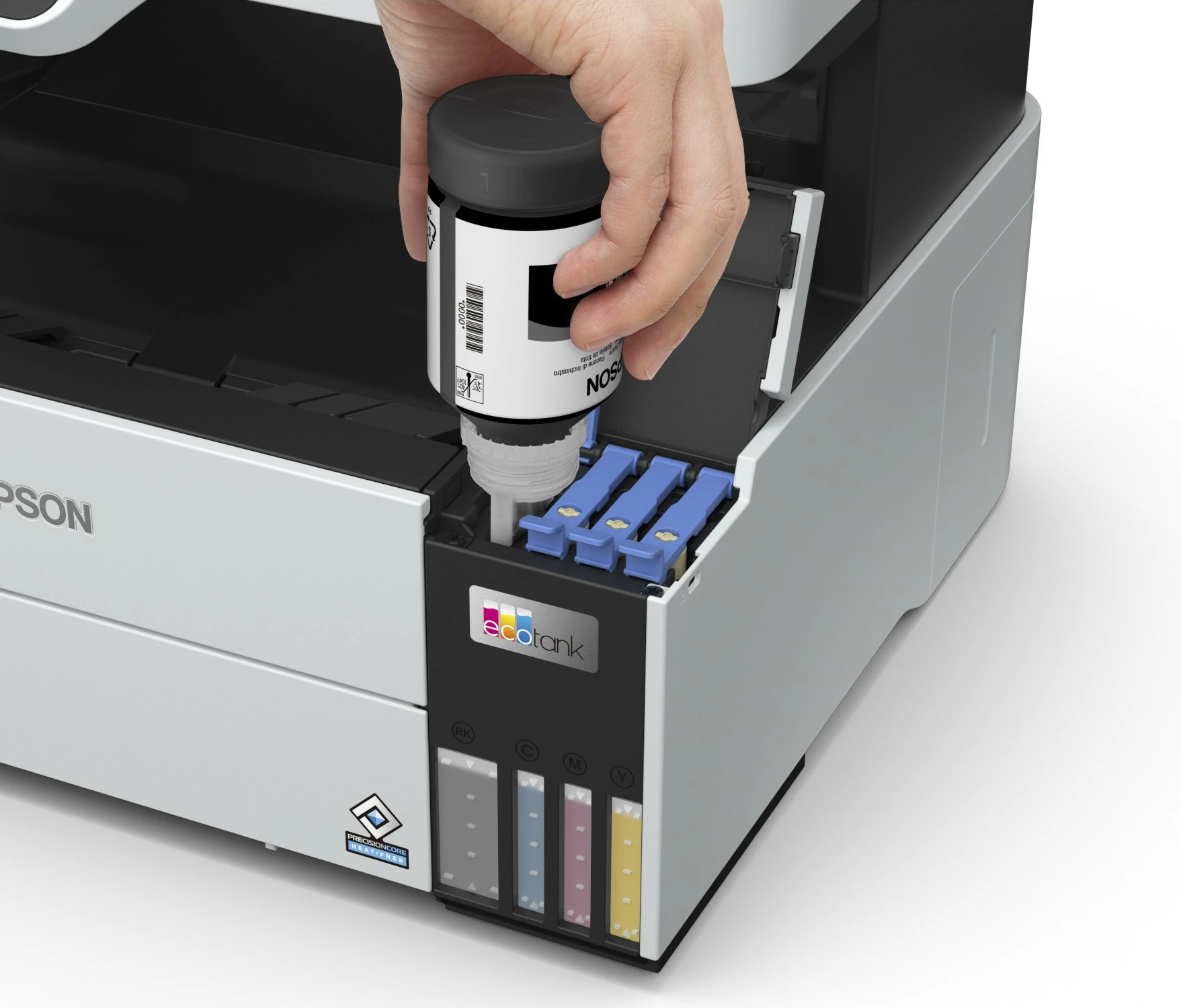 Printer multifunksional Epson EcoTank ET-5170, ngjyra, A4, Wi-Fi, ekran LCD, zi/bardhë