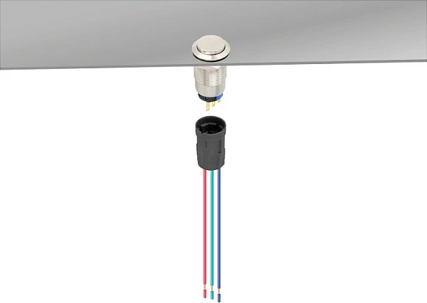 Konektor Pin Header DeLOCK 90789, 3-pin, 230V/3A, IP65, Straight, i zi