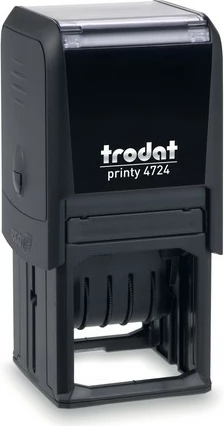Stampë datash e tekstit Trodat 4724, 39x39mm, e zezë
