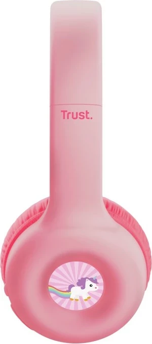 Kufje Trust Nouna, me ose pa kabllo, USB Type-C, Bluetooth, Rozë 5