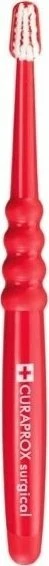 Furçë dhëmbësh Curaprox CS Surgical Mega-S, soft, 12,000 fije Curen 0.06 mm, me kuti, 1 copë, e kuqe