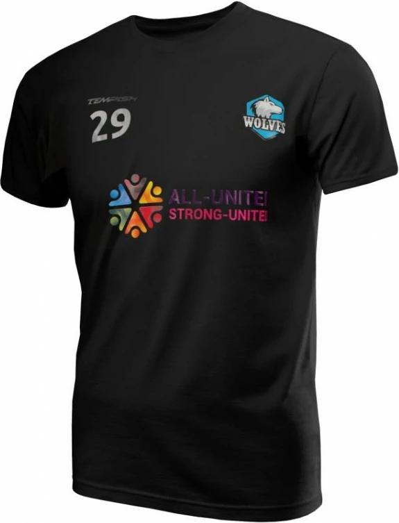 Maicë Tempish për femra dhe fëmijë, e zezë