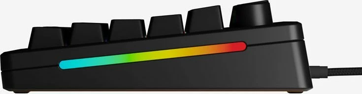 Tastierë mekanike gaming Glorious GMMK 3 HE 75% (82 taste) Fox HE Hall Effect, RGB, ANSI US, USB, e zezë, prebuilt
