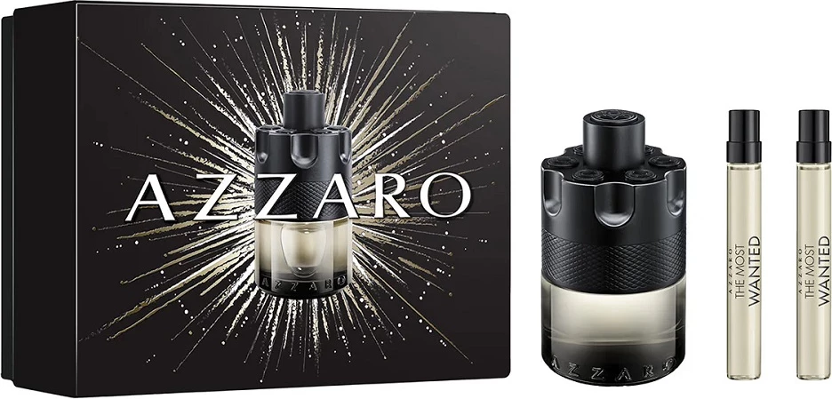 Eau de Toilette për meshkuj Azzaro The Most Wanted Intense, 100ml + 2x10ml