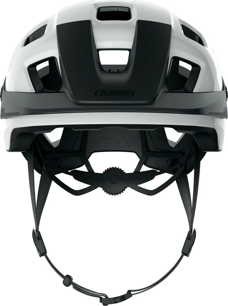 Helmetë ABUS Motrip shiny white L