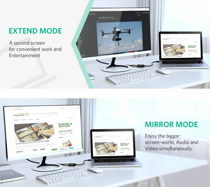 Adapter Mini DisplayPort në HDMI UGREEN 40360 4K 30Hz, i zi, me kuti