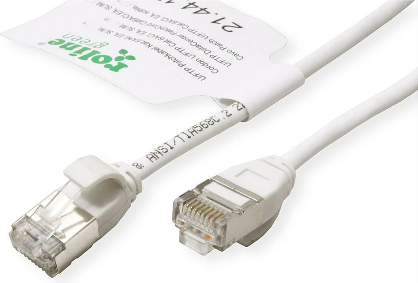 Kabllo rrjeti ROLINE 21.44.1703 Cat6a, 3 m, U/FTP (STP), RJ-45 në RJ-45, e bardhë