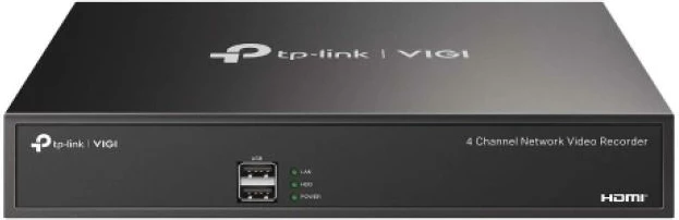 Regjistrues video rrjeti, TP-Link, VIGI NVR1004H, 4 kanale, HDMI, i zi