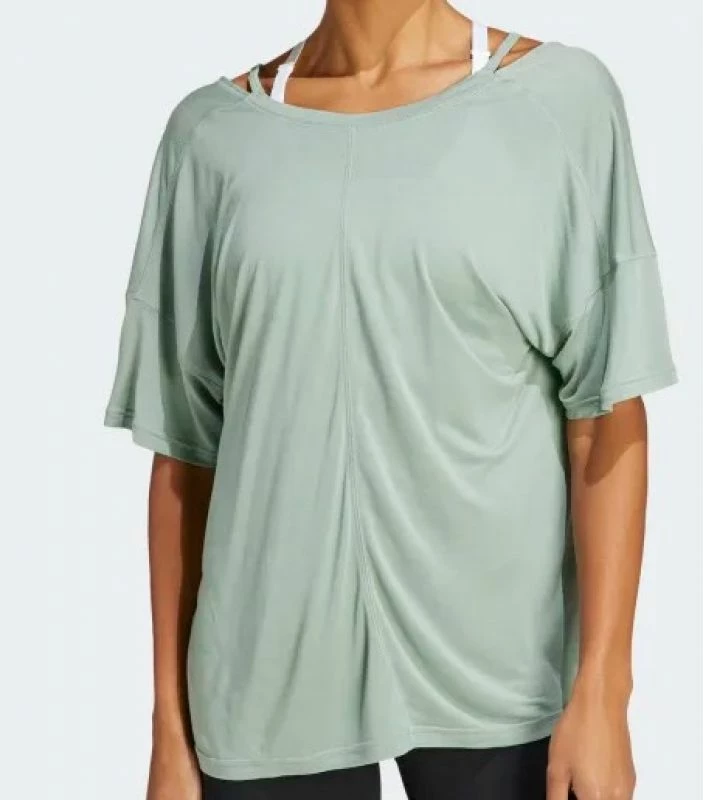 Maicë adidas për femra, e gjelbër