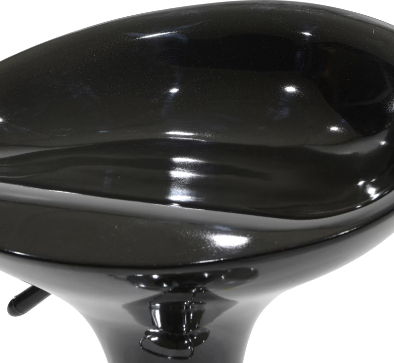 Karrige për bar Felice, e rregullueshme në lartësi, ngjyrë zezë-krom, 40x43x84cm