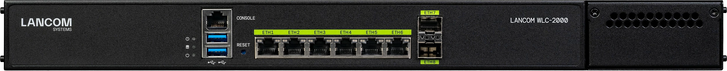Kontroller Wi-Fi LANCOM WLC-2000, 19U, 2 fan, rackmount, e zezë