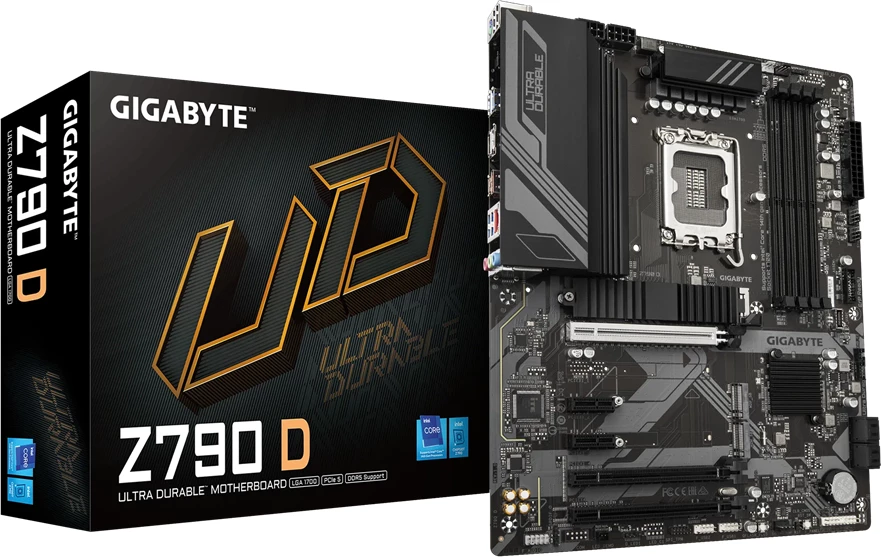 Pllakë amë GIGABYTE Z790 D, LGA1700, ATX, 4x DDR5