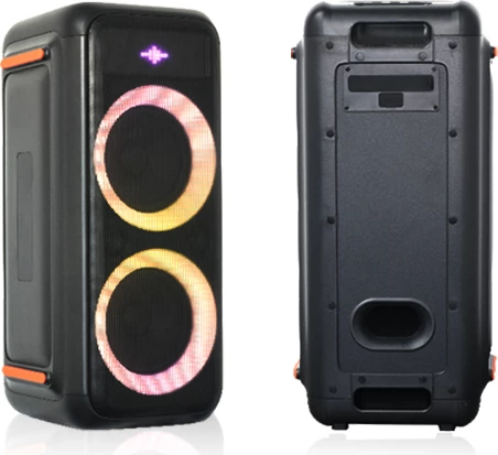 High Power Party Speaker 120W - me 2 mikrofona wireless
