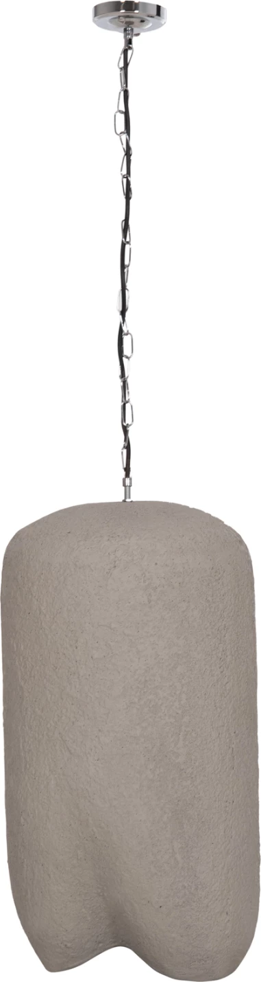 Llambë tavani varëse LOGKY, fibër-cement, ngjyrë gri, 35x35x67cm