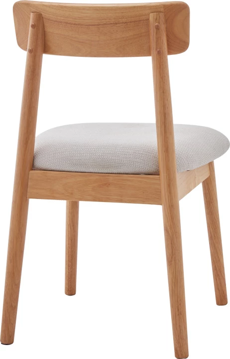 Karrige Houlian, material druri natyral, këmbë metalike të zeza, 46x66x89cm