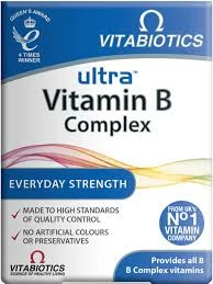 Ultra Vitamin B Complex – Suplement për Mbështetje të Sistemit Nervor dhe Shëndetit të Lëkurës, Flokëve dhe Thonjve