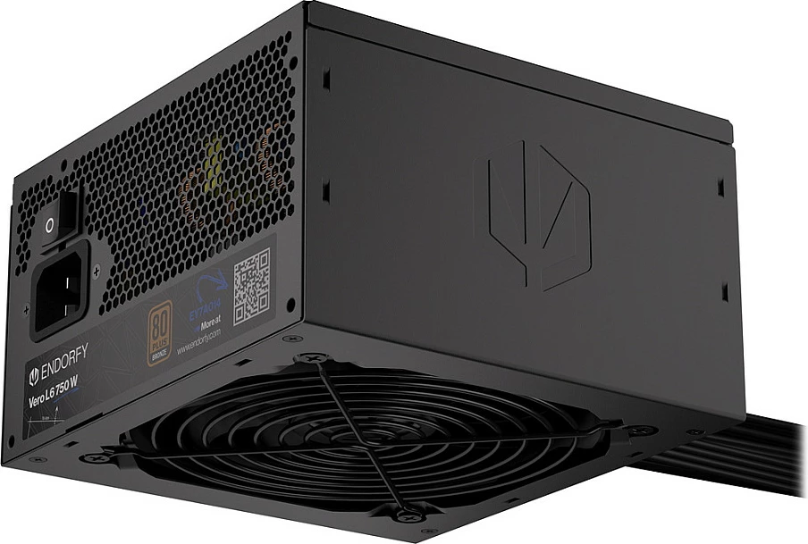Furnizues rryme Endorfy Vero L6 750W, 80 PLUS Bronze, ATX 3.1, e zezë