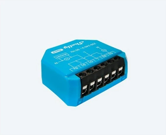 Relé WiFi Shelly 2L Gen3, 2 kanale, pa tel neutral, Kaltër