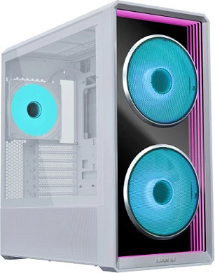 Kasë Lian Li LANCOOL 217 INF, midi tower, dritare xhami, RGB, e bardhë