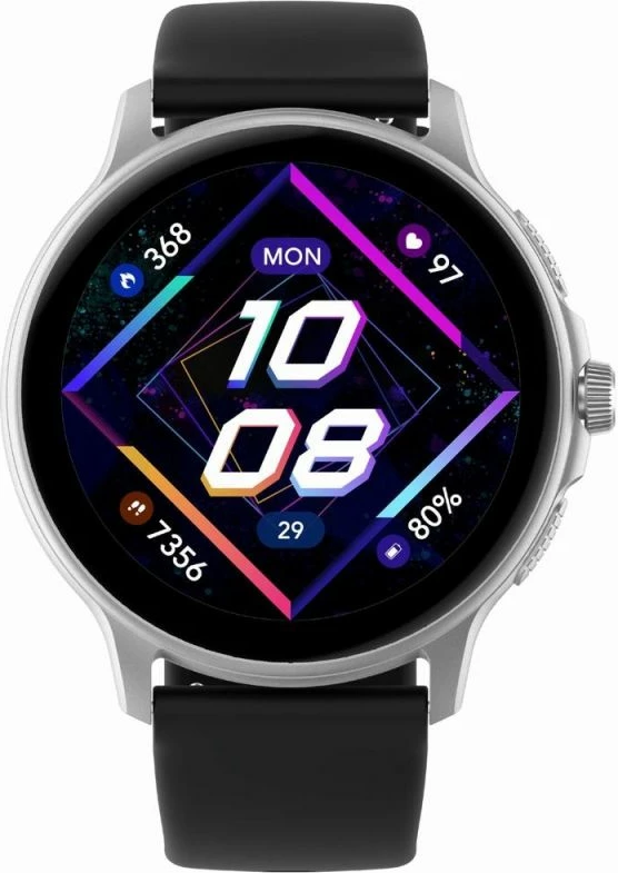 Smartwatch për femra Gravity, e zezë