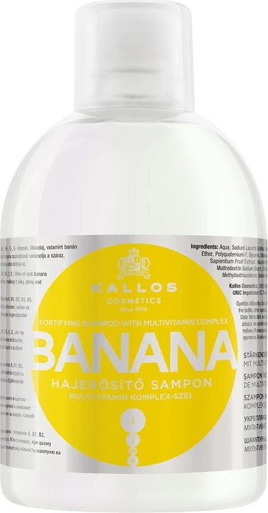 Shampon për femra Kallos Banana Fortifying 1000ml