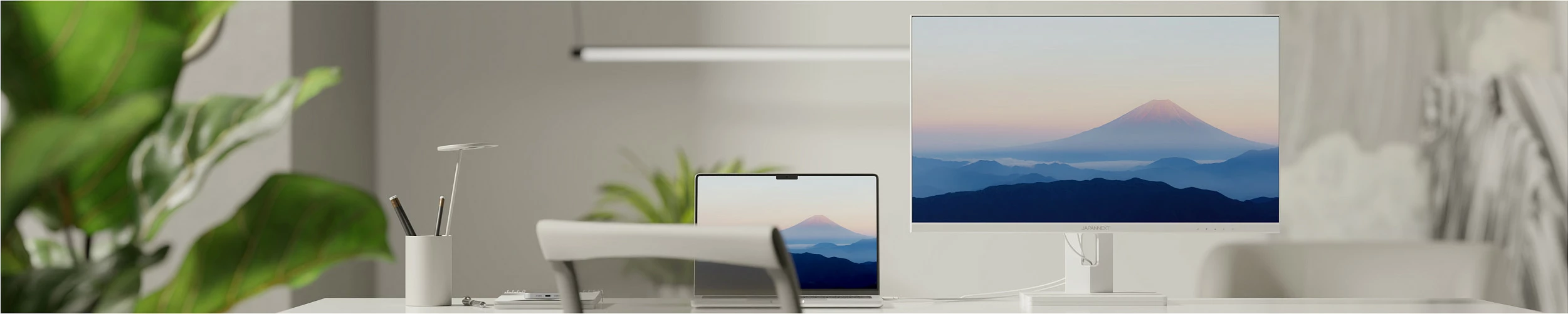 Monitor JAPANNEXT JN-IPS270UHD60F-C65W-HSP-W, 27", IPS, 4K UHD, 60Hz, USB-C 65W, i bardhë