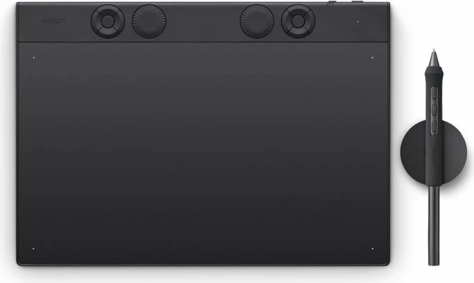 Tablet grafik Wacom Intuos Pro Medium 2025 PTK670, 263 x 148 mm, USB-C/Bluetooth, me Wacom Pro Pen 3, i zi