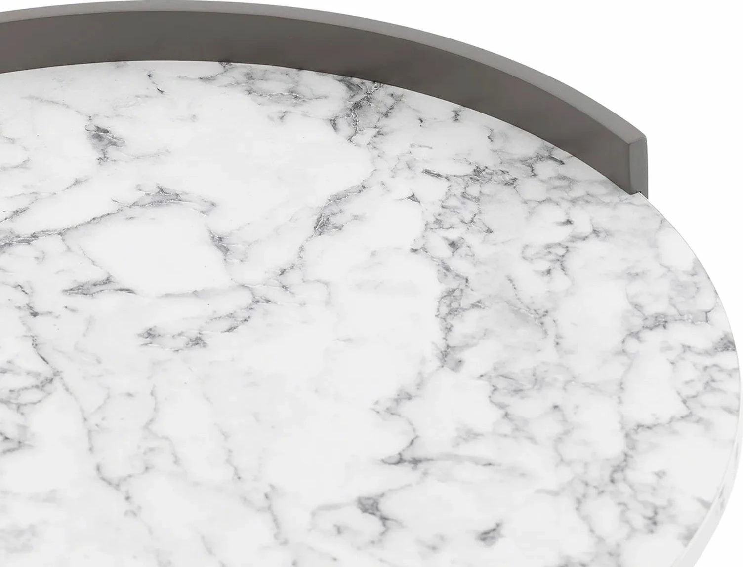 Set tavolinash ndihmëse (2 copë), Skye Decor, Mandy, ngjyrë antracit