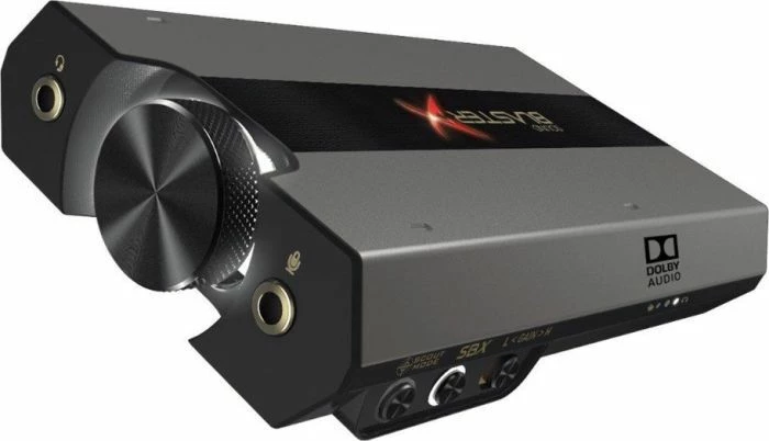 Kartë zëri e jashtme USB Creative Sound BlasterX G6 (70SB177000000), 32-bit/384 kHz, 7.1 virtual, e zezë