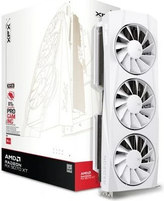 Kartelë grafike XFX Quicksilver Radeon RX 9070 XT Gaming Edition, 16 GB GDDR6, e bardhë