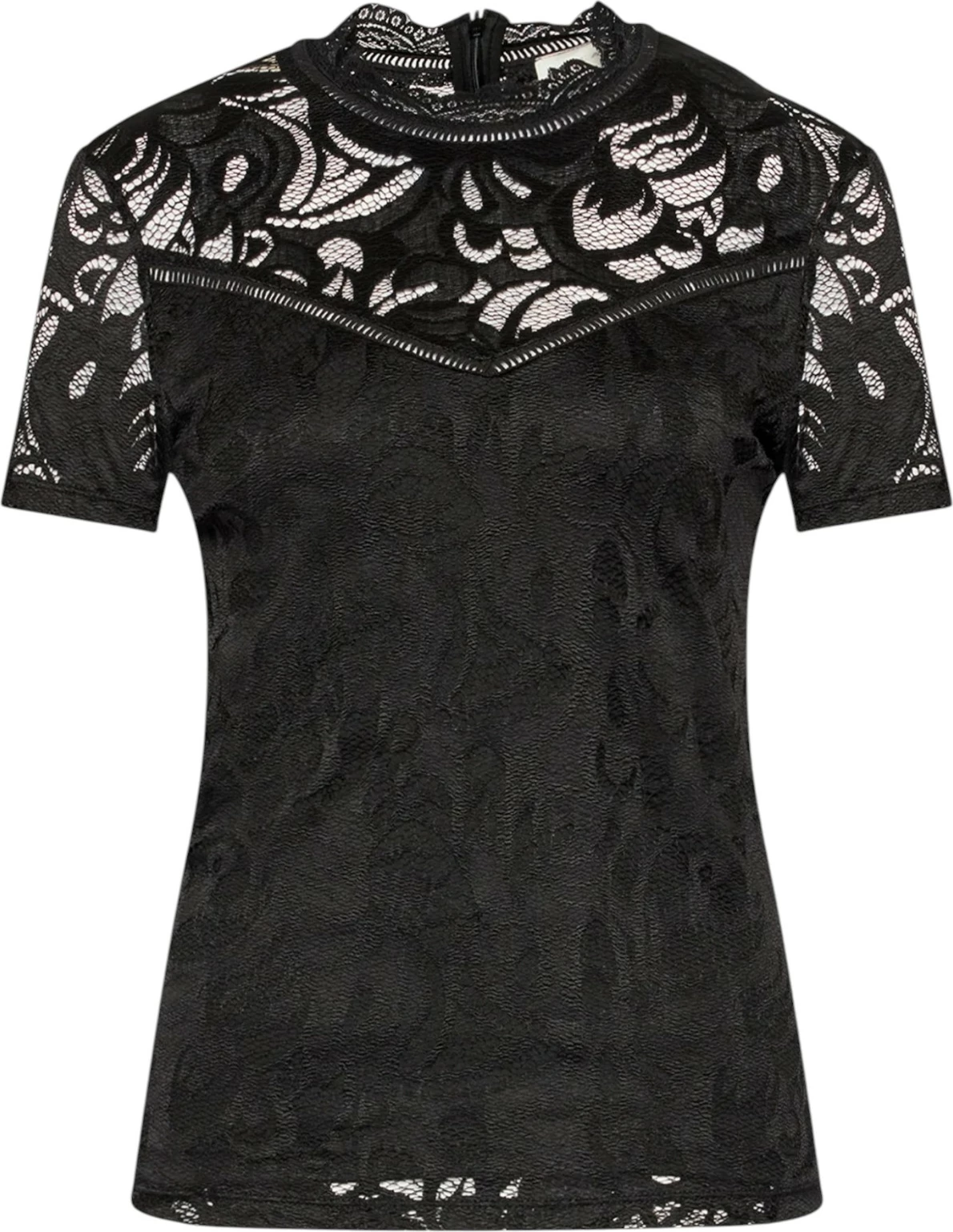 Maicë për femra Vila Clothes VISTASIA S/S LACE, e zezë