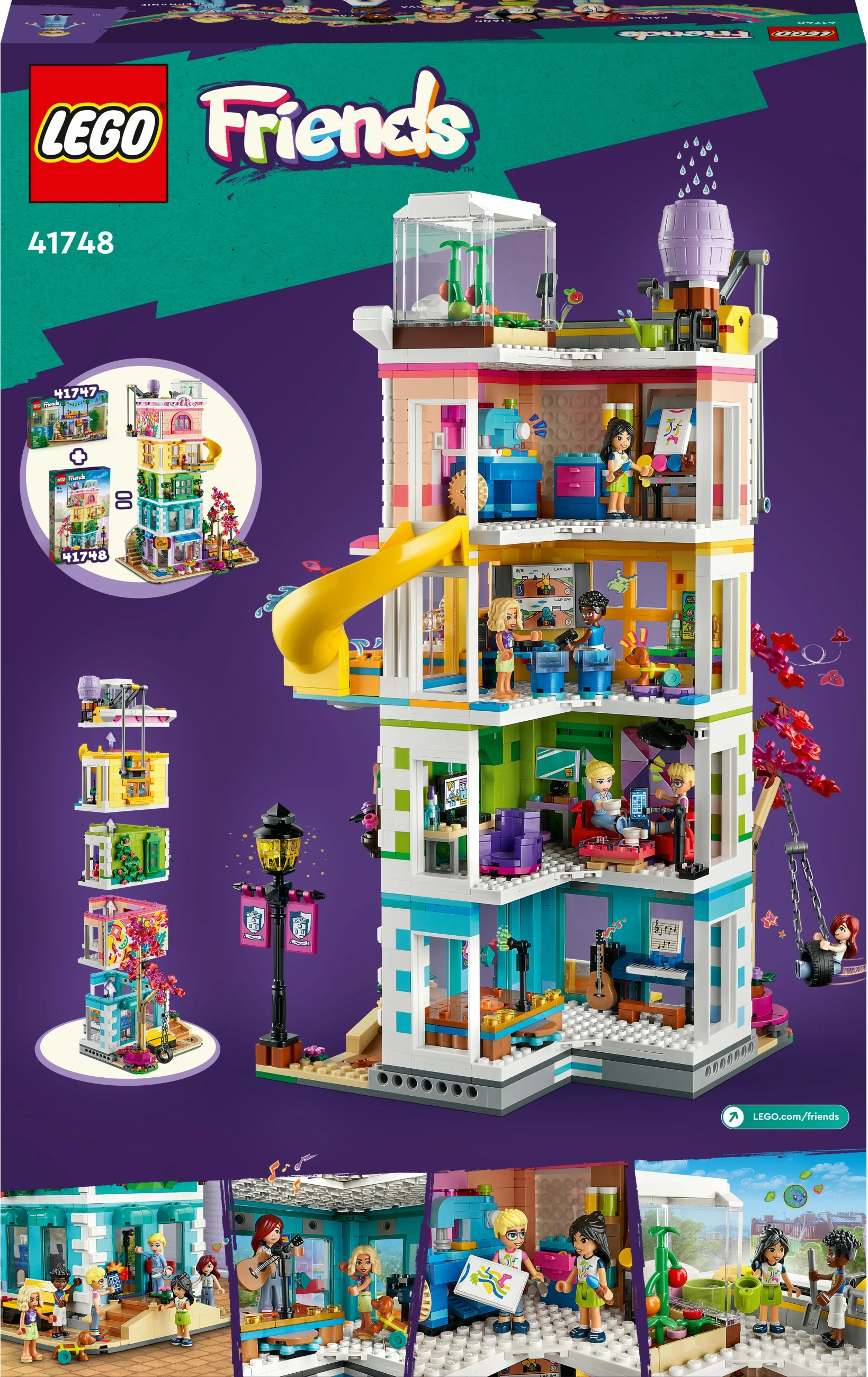 Set ndërtimi LEGO Friends Heartlake City Community Centre, 1513 pjesë, Multikolor
