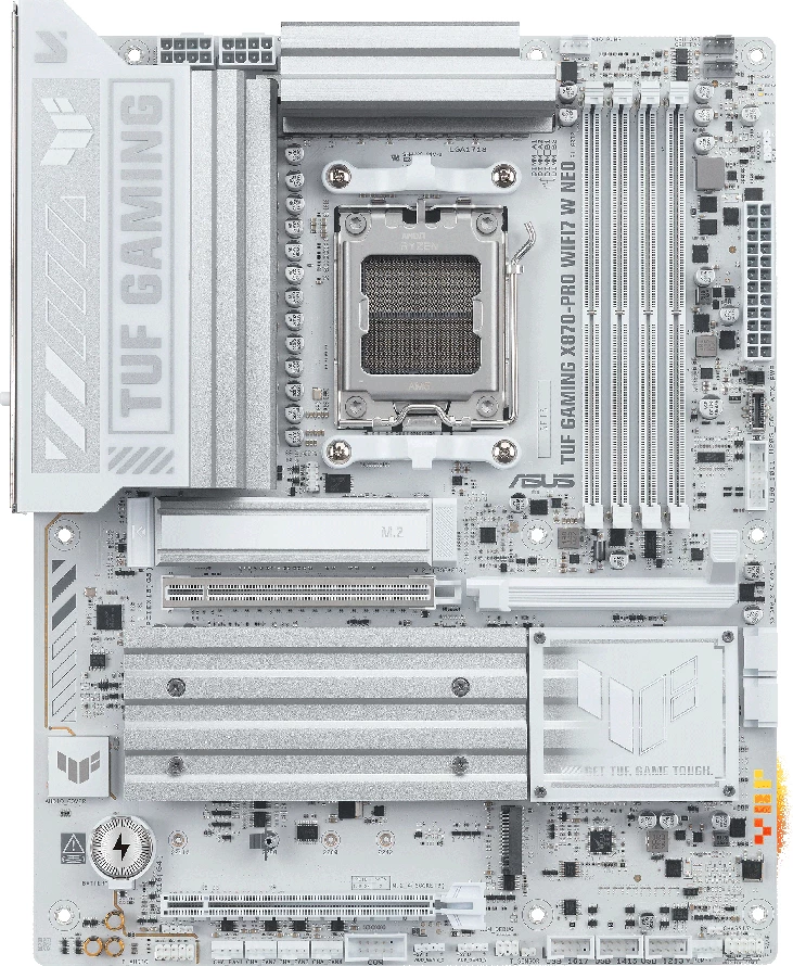 Pllakë amë ASUS TUF Gaming X870-PRO WiFi 7 W NEO, ATX, AM5, DDR5, e bardhë