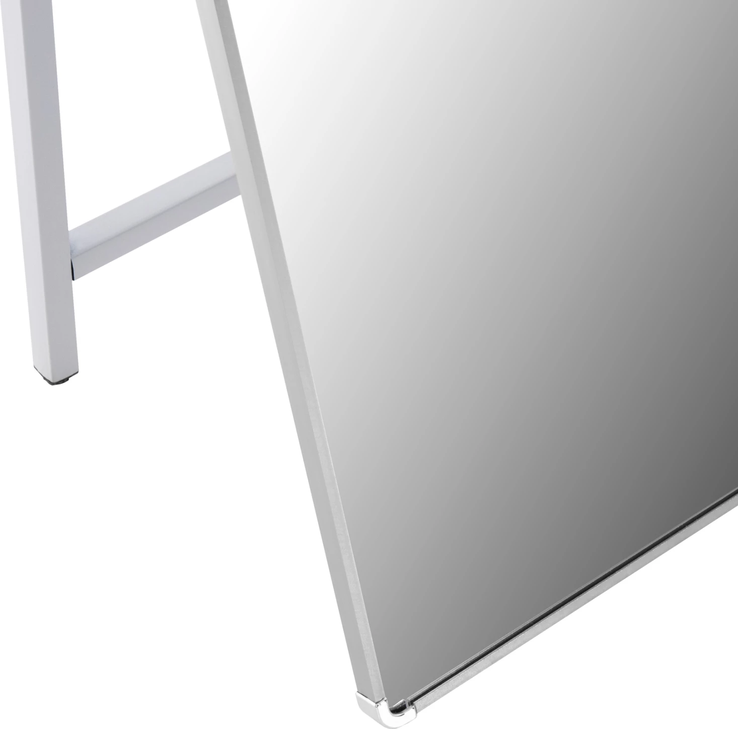 Pasqyrë qëndruese JOELY FH9578.40, kornizë alumini argjendi, 40x31x160H cm