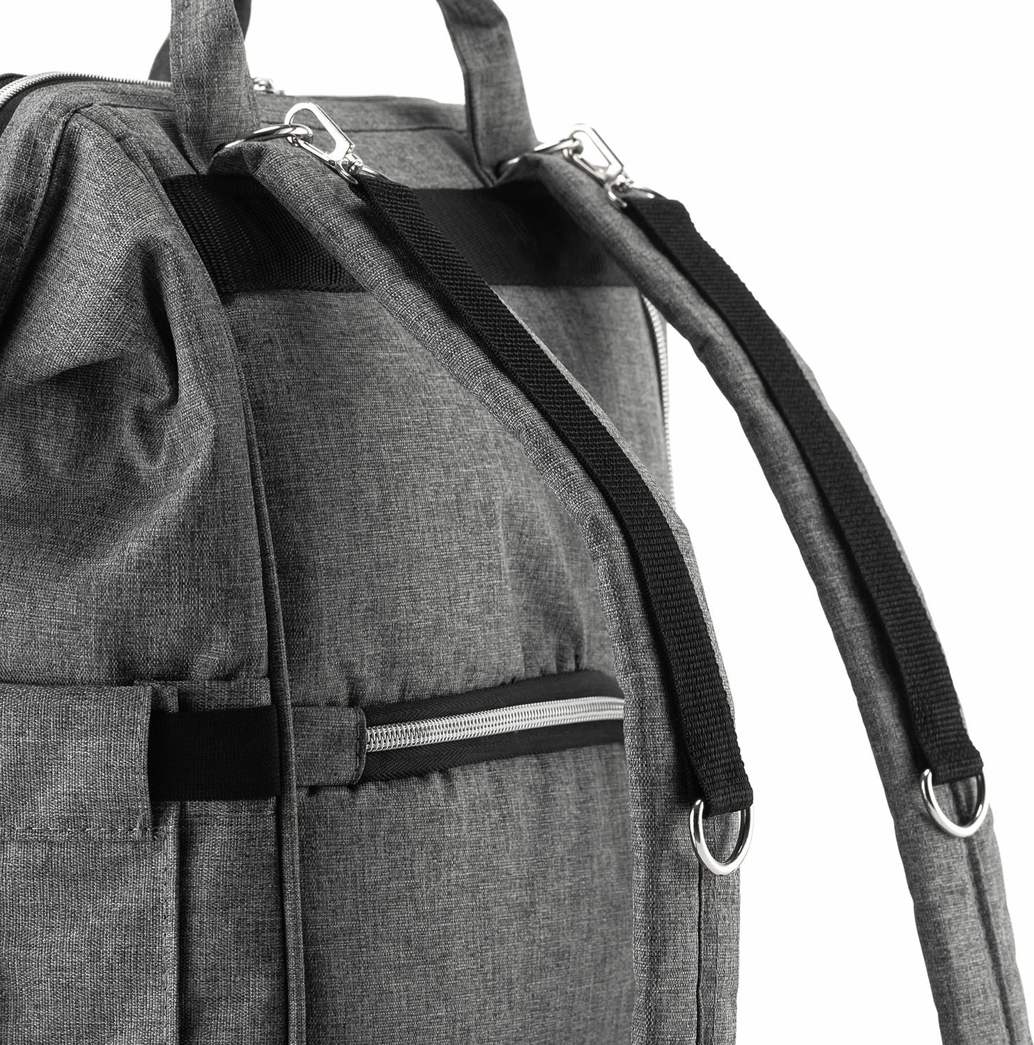 Çantë për pelena Evila Originals, Anne Bebek, ngjyrë gri