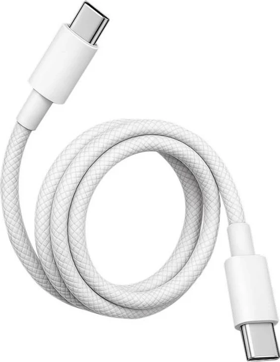 Kabllo USB-C në USB-C Teltech TCA-08, PD 100W 5A, 2m, e bardhë