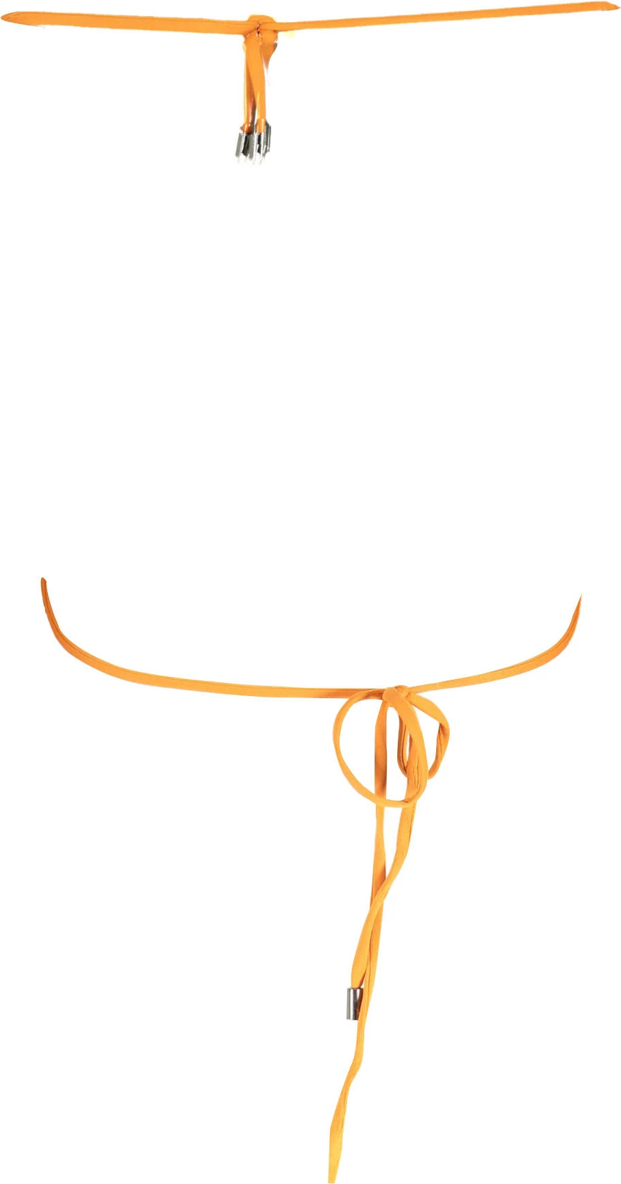 Bikine për femra KARL LAGERFELD BEACHWEAR top, portokalli