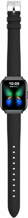 Smartwatch Gravity GT44-5, e zezë, set me rrip dhe byzylyk