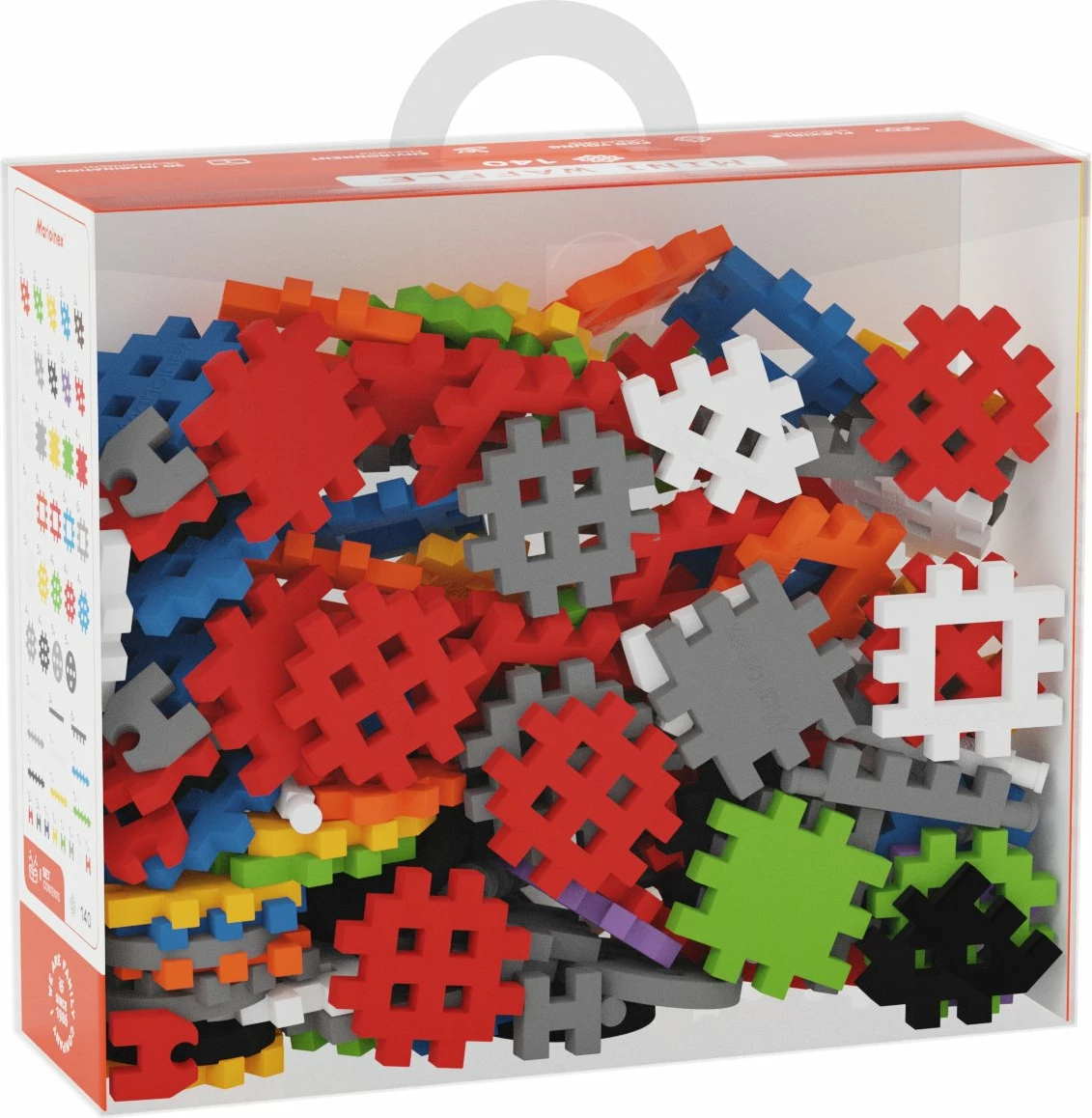 Blloqe ndërtimi Marioinex Mini Waffle Constructor 902363, 140 copë