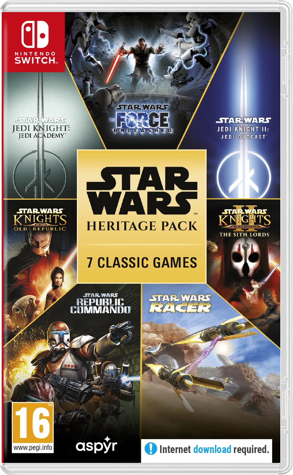 Lojë Nintendo Switch Aspyr Star Wars Heritage Pack, paketë 7 lojëra